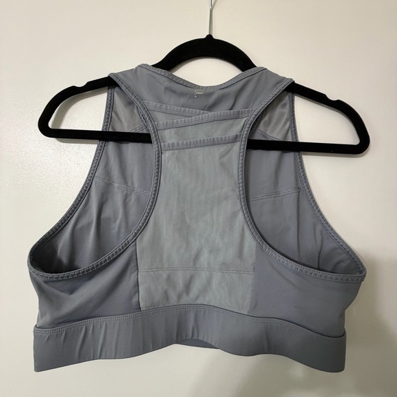 Gray Fabletics High Neck Sports Bra Size XL - Picture 4 of 6